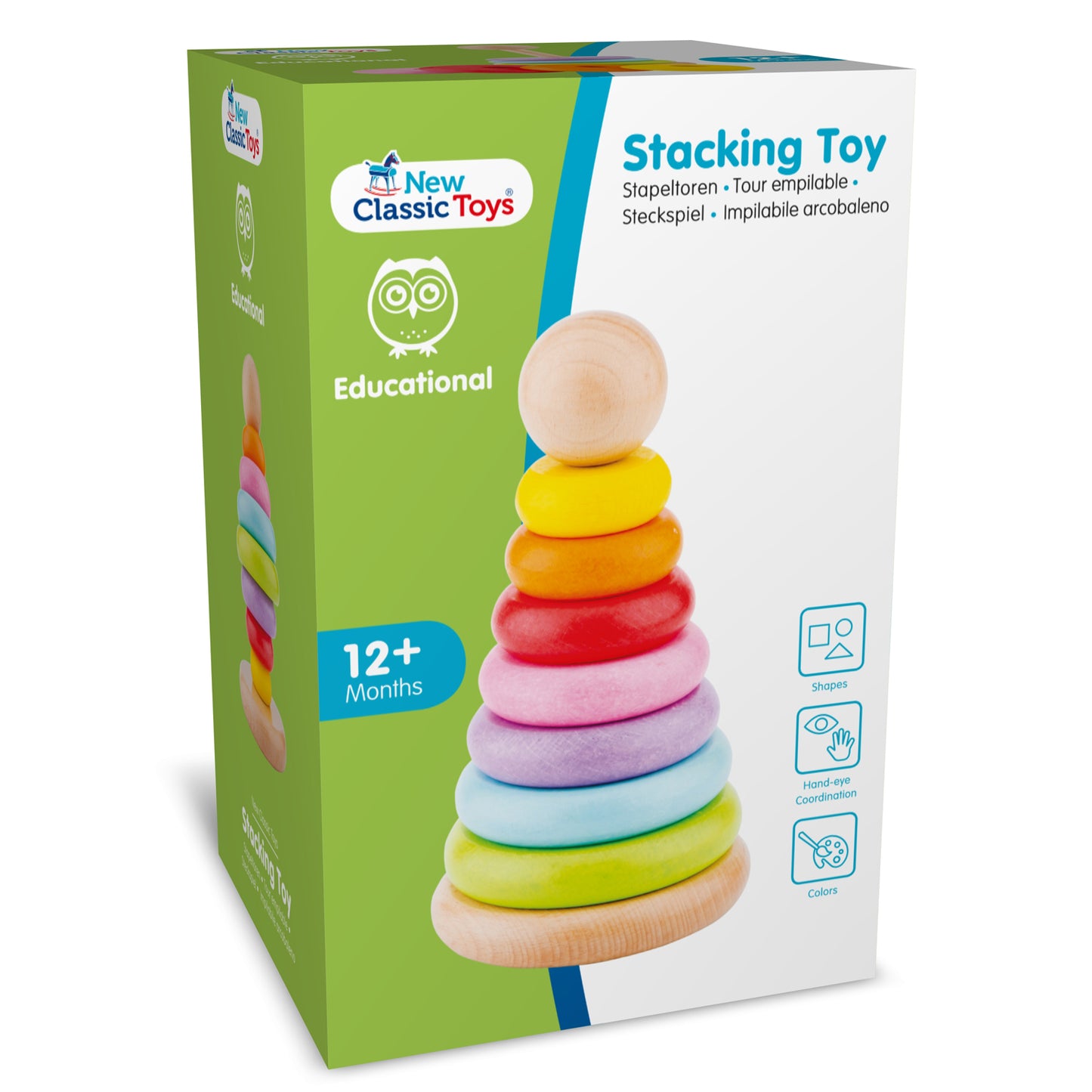 New Classic Toys Rainbow Stacking Toy