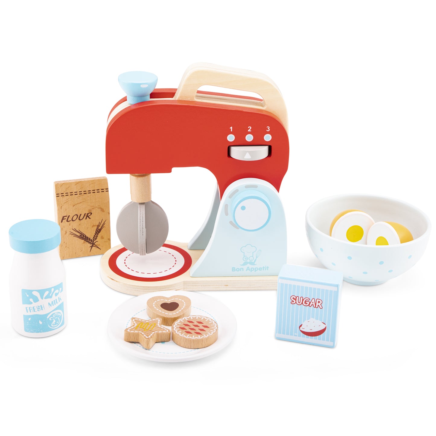 New Classic Toys Mixer Set Red