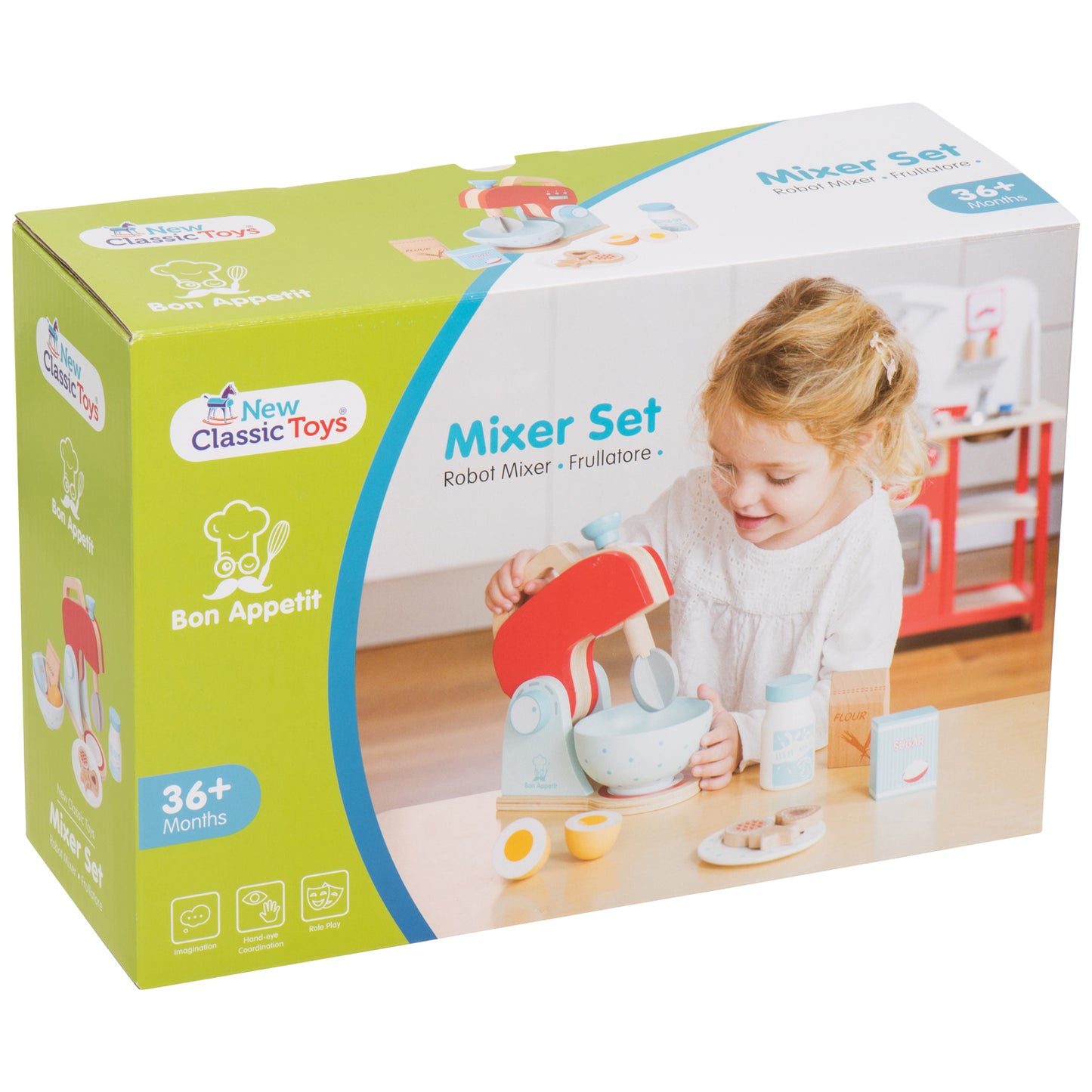 New Classic Toys Mixer Set Red
