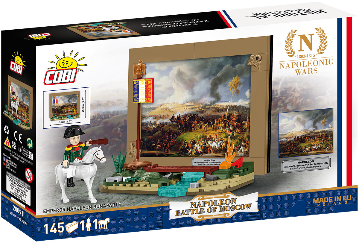 COBI Napoleonic Wars Napoleon - Battle of Moscow Building Set, 145 Pieces