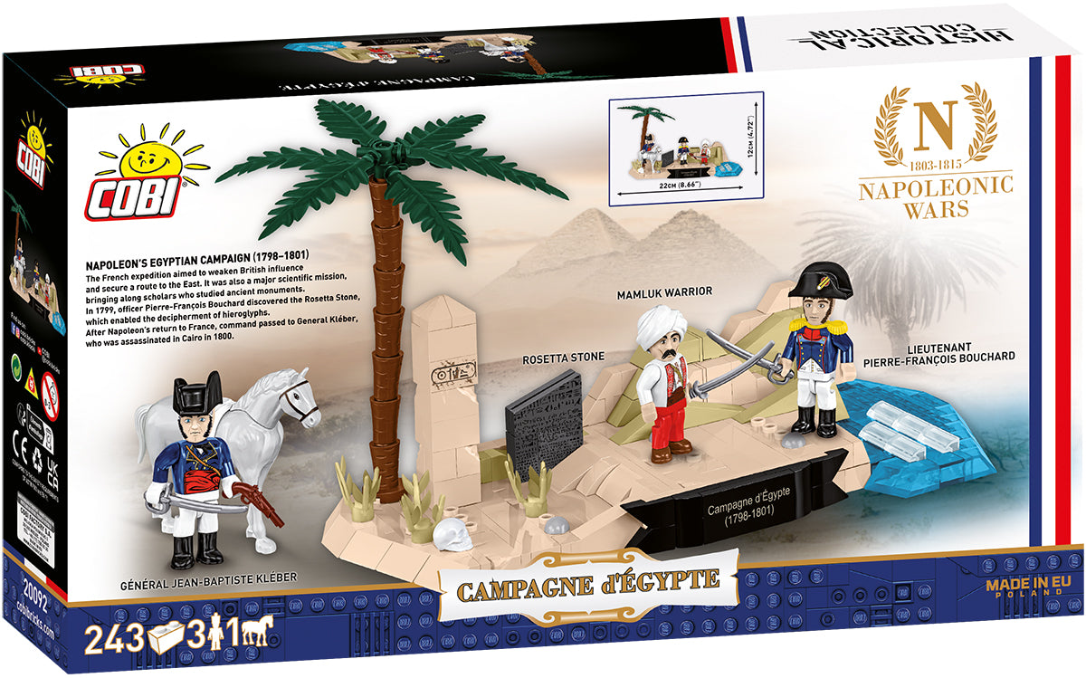 COBI Napoleonic Wars Egyptian Campaign (1798-1801) Building Set, 243 Pieces