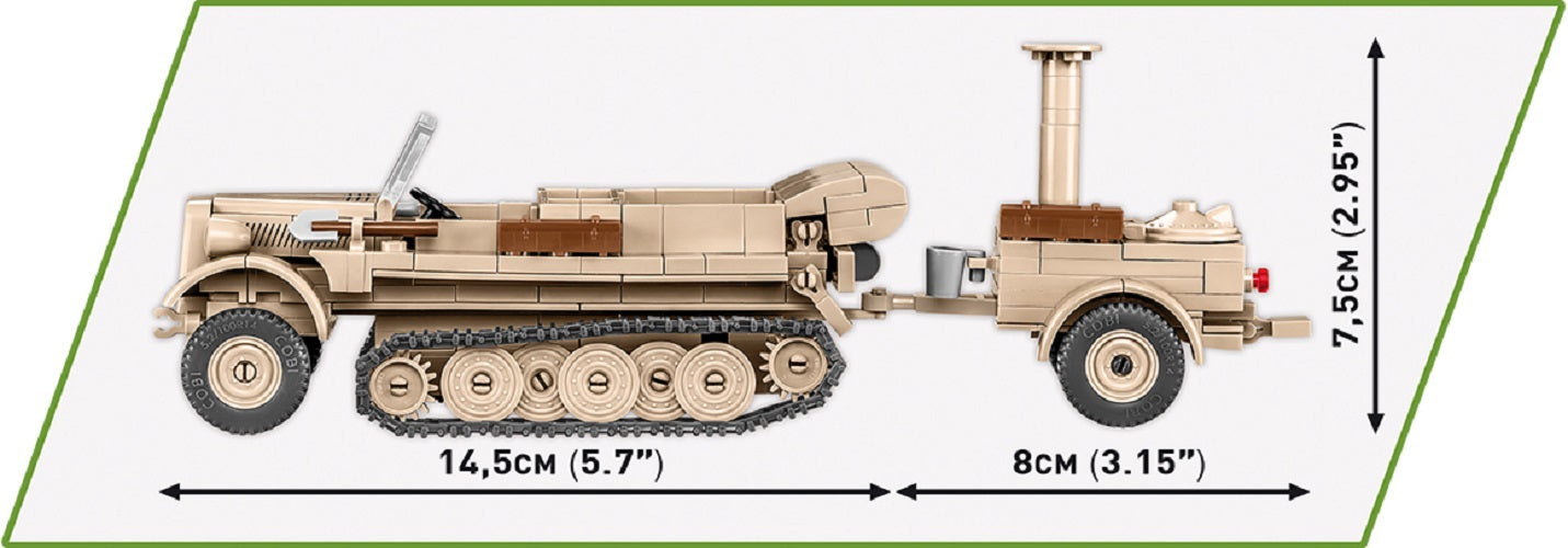 COBI Historical Collection World War II Sd.Kfz.10 & Field Kitchen EXECUTIVE EDITION