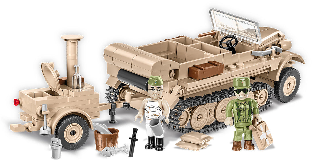 COBI Historical Collection World War II Sd.Kfz.10 & Field Kitchen EXECUTIVE EDITION