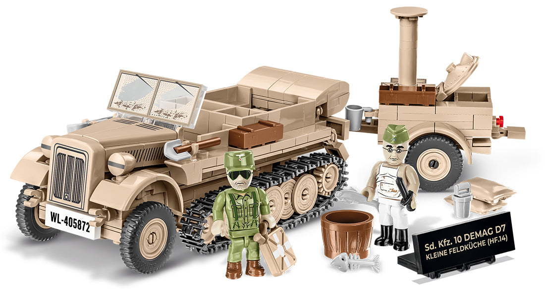 COBI Historical Collection World War II Sd.Kfz.10 & Field Kitchen EXECUTIVE EDITION