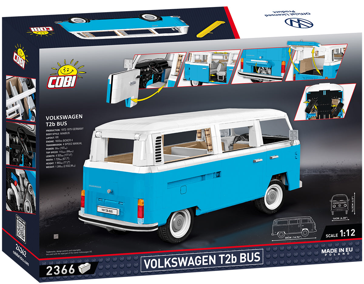 COBI 1:12 Scale Volkswagen Transporter T2B Bus
