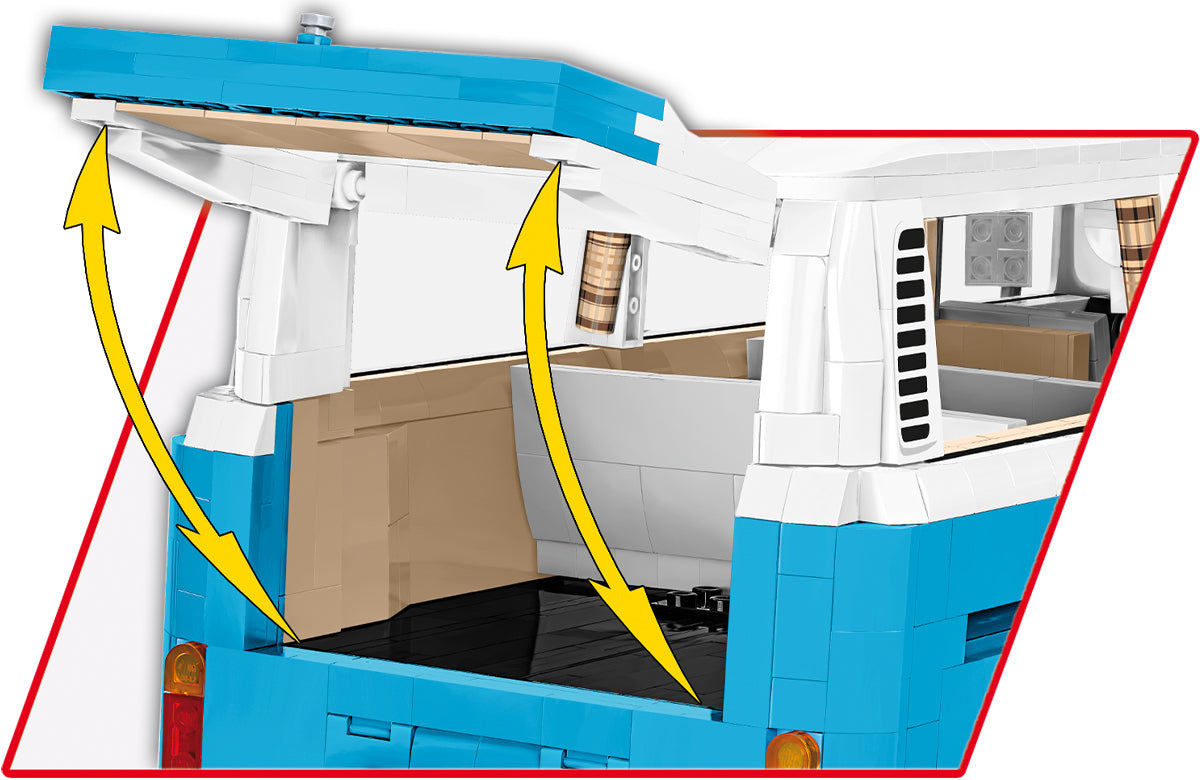 COBI 1:12 Scale Volkswagen Transporter T2B Bus
