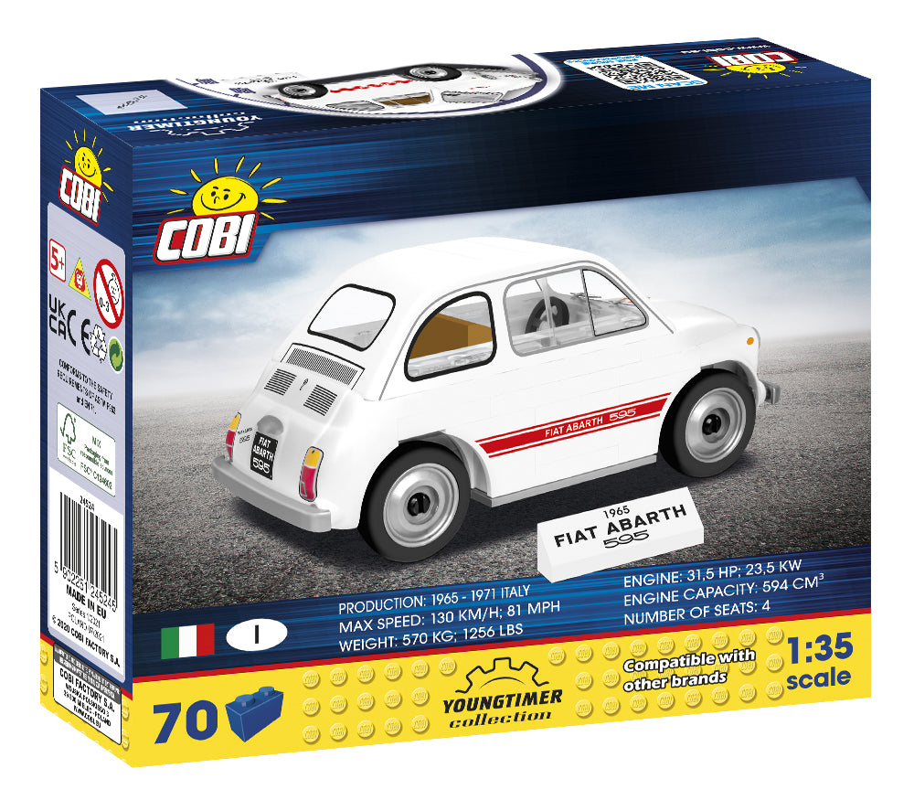 COBI Youngtimer Collection Fiat Abarth 595 Vehicle