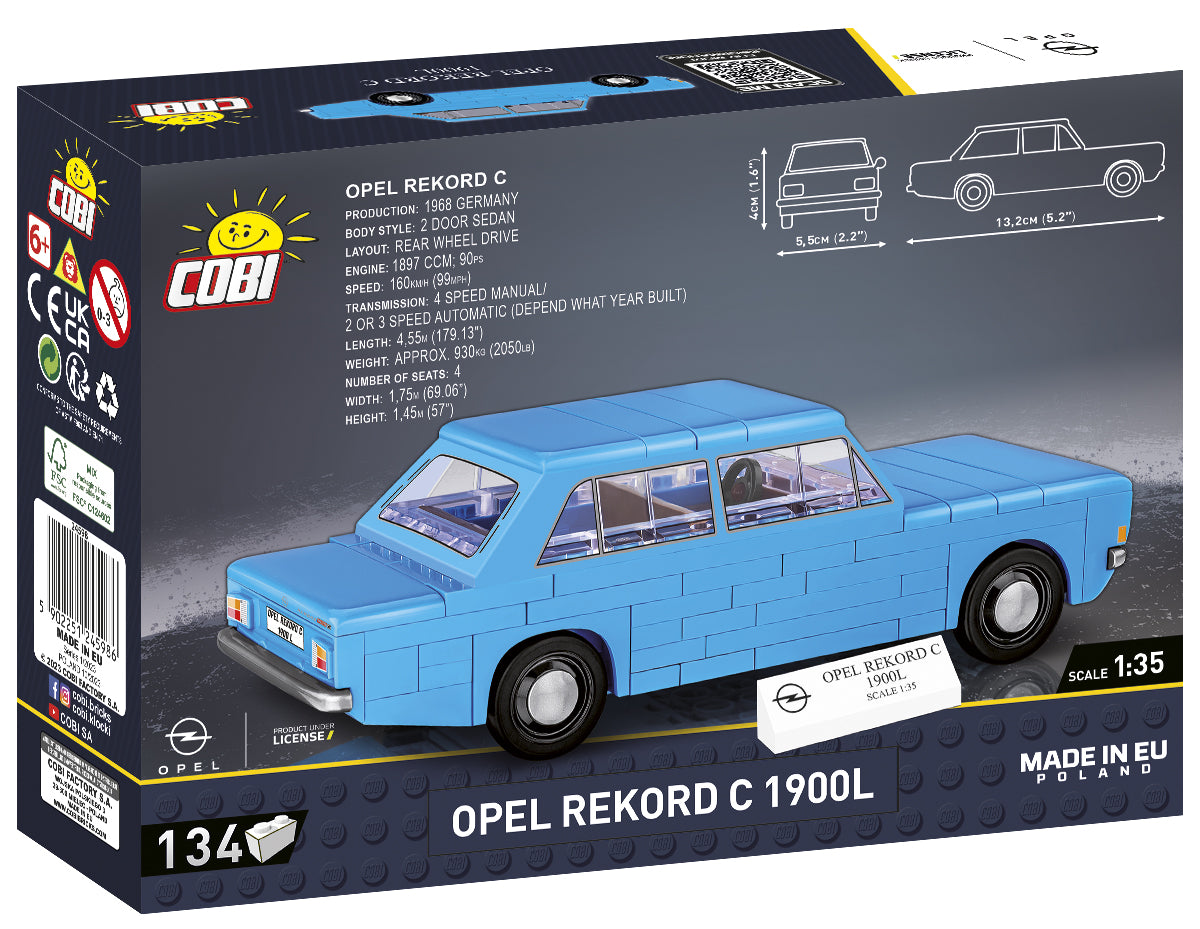 COBI Historical Collection Opel Rekord C 1900L Vehicle