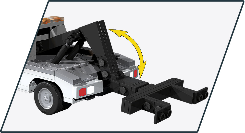 COBI DODGE RAM 3500 Wrecker Tow Truck Building Set, 295 Pieces