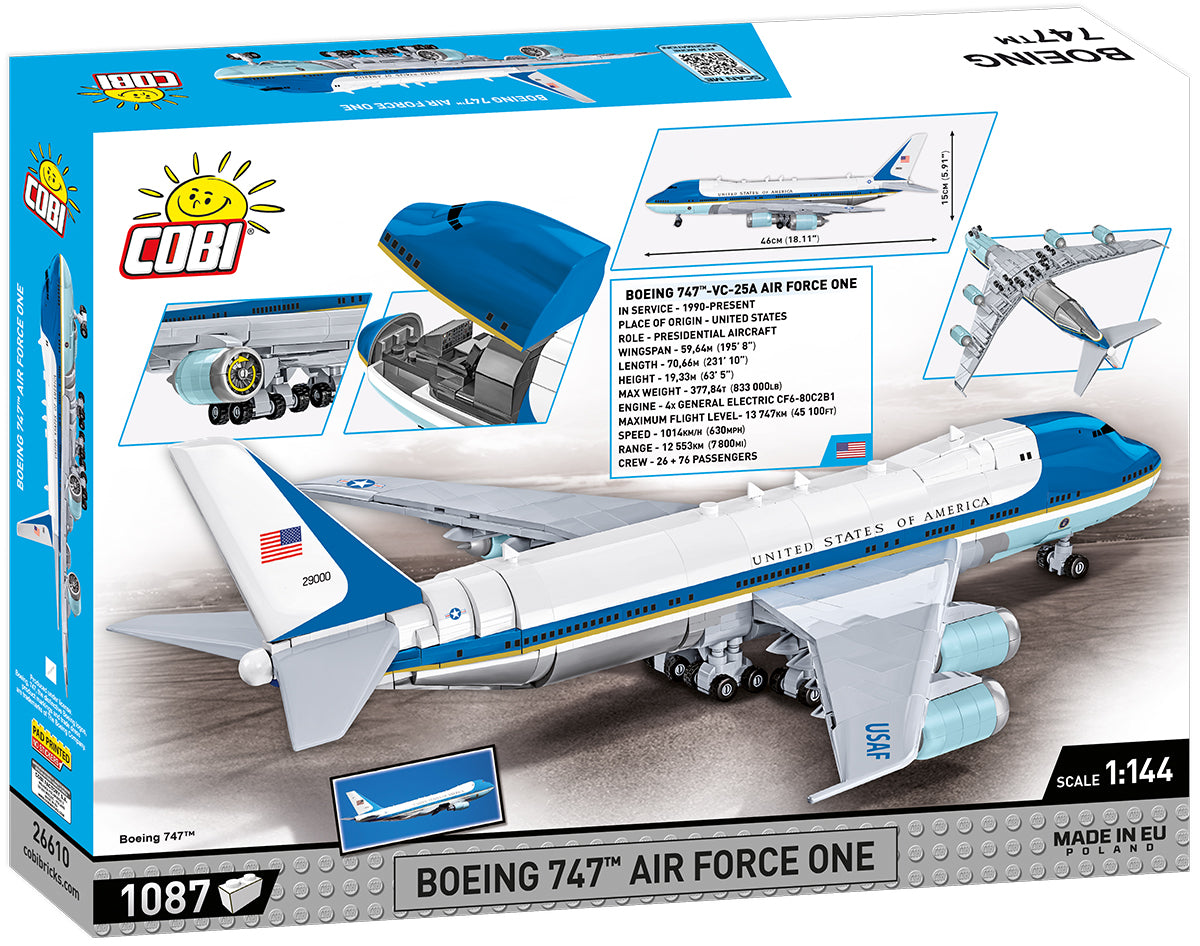 COBI BOEING 747 Air Force One Plane