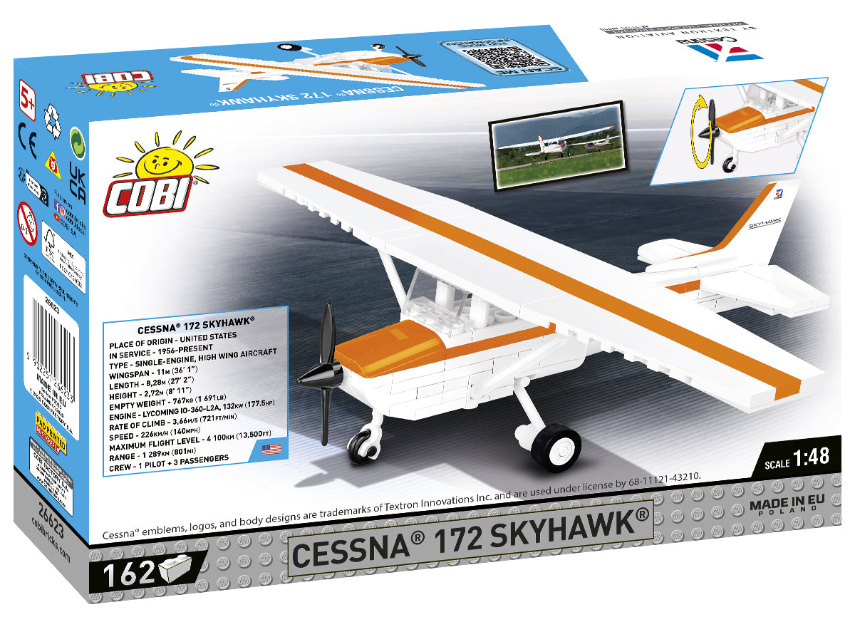 COBI Cessna 172 Skyhawk, Orange Vehicle
