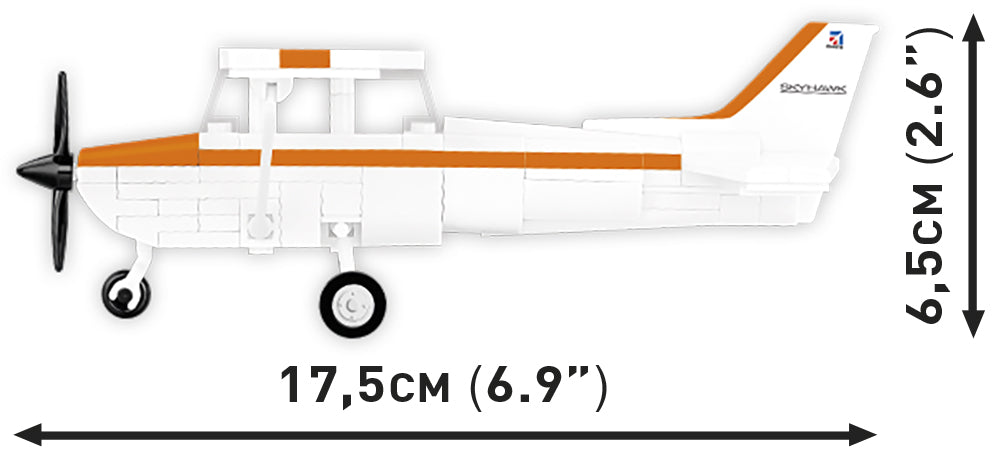 COBI Cessna 172 Skyhawk, Orange Vehicle