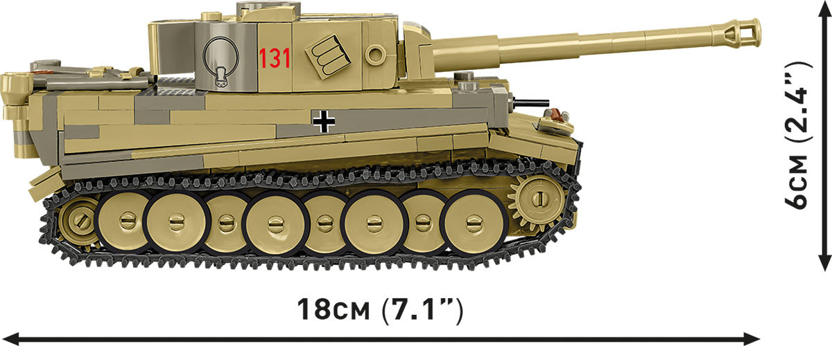 COBI Historical Collection WWII Panzer VI Tiger 1 no. 131 Tank