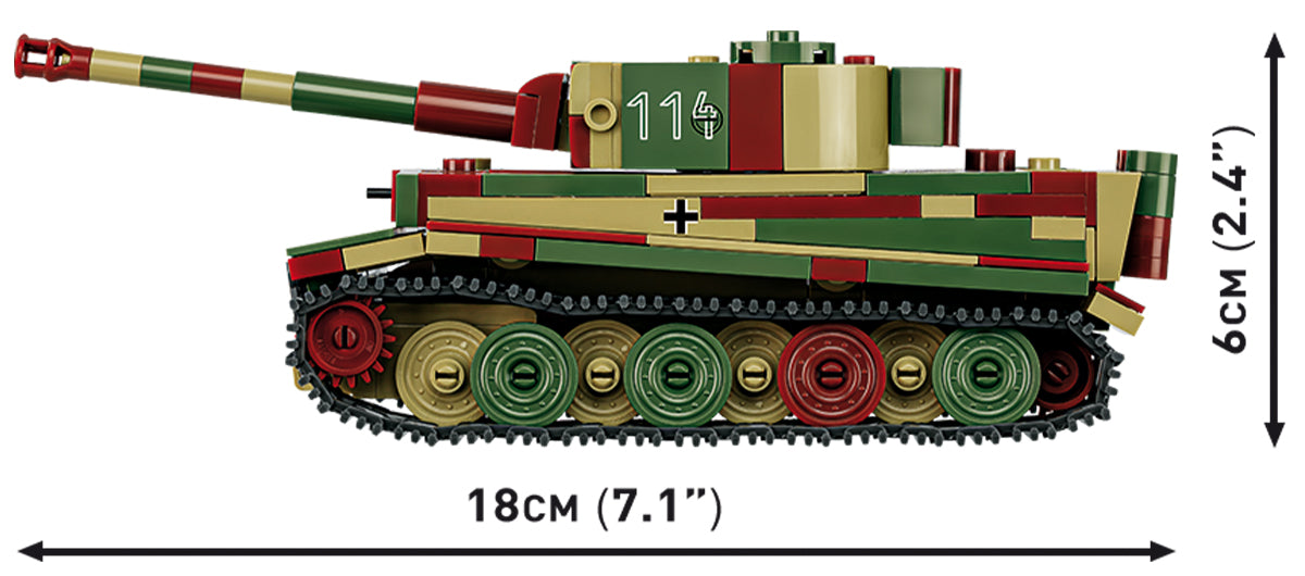COBI Musee des Blindes Collection Pz.Kpfw. VI TIGER Ausf. E 2-in-1