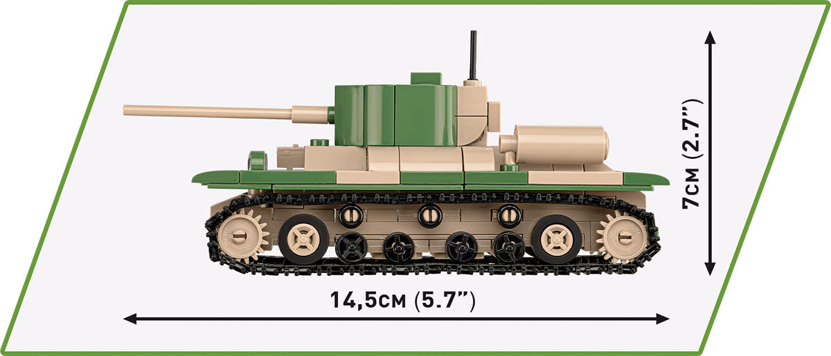 COBI Historical Collection WWII Renault R35, Valentine IX and Panzer I