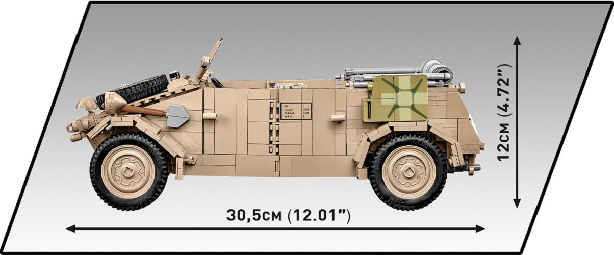 COBI Historical Collection WWII Kübelwagen (PKW TYPE 82) Vehicle - EXECUTIVE EDITION