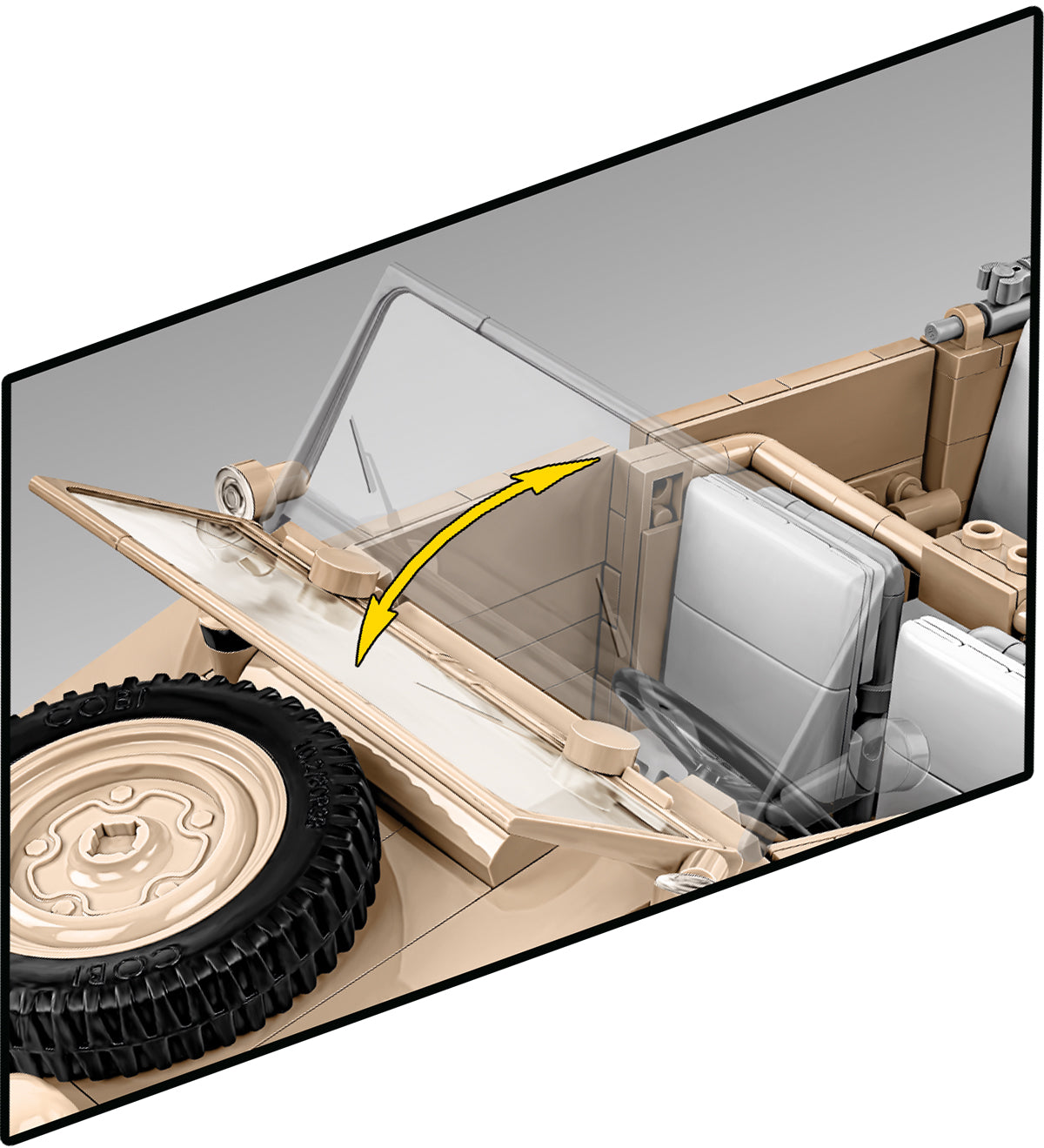 COBI Historical Collection WWII Kübelwagen (PKW TYPE 82) Vehicle - EXECUTIVE EDITION