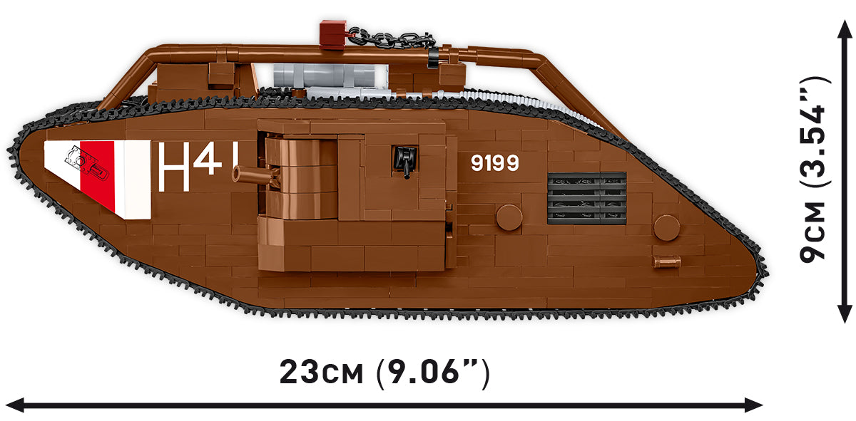COBI Historical Collection Great War MARK V (Male) no. 9199 Tank
