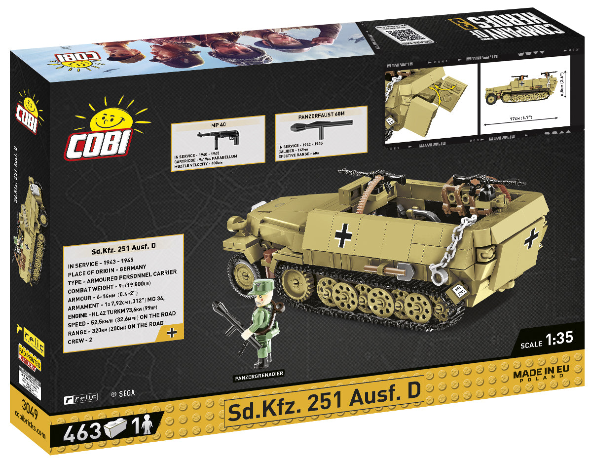 COBI Company of Heroes 3 Sd. Kfz. 251 Ausf. D