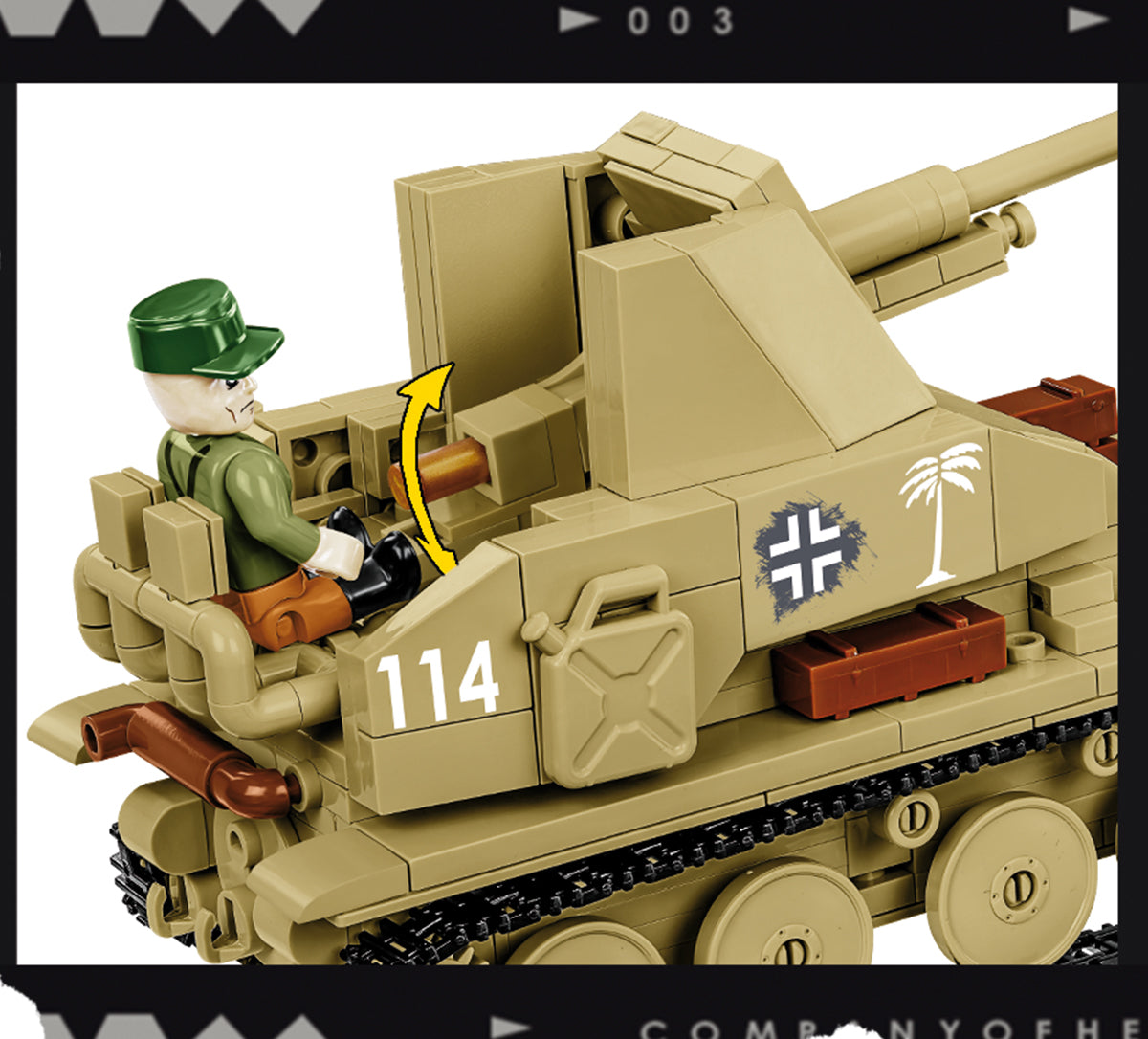 COBI Company of Heroes 3 MARDER III (Sd.Kfz. 139)