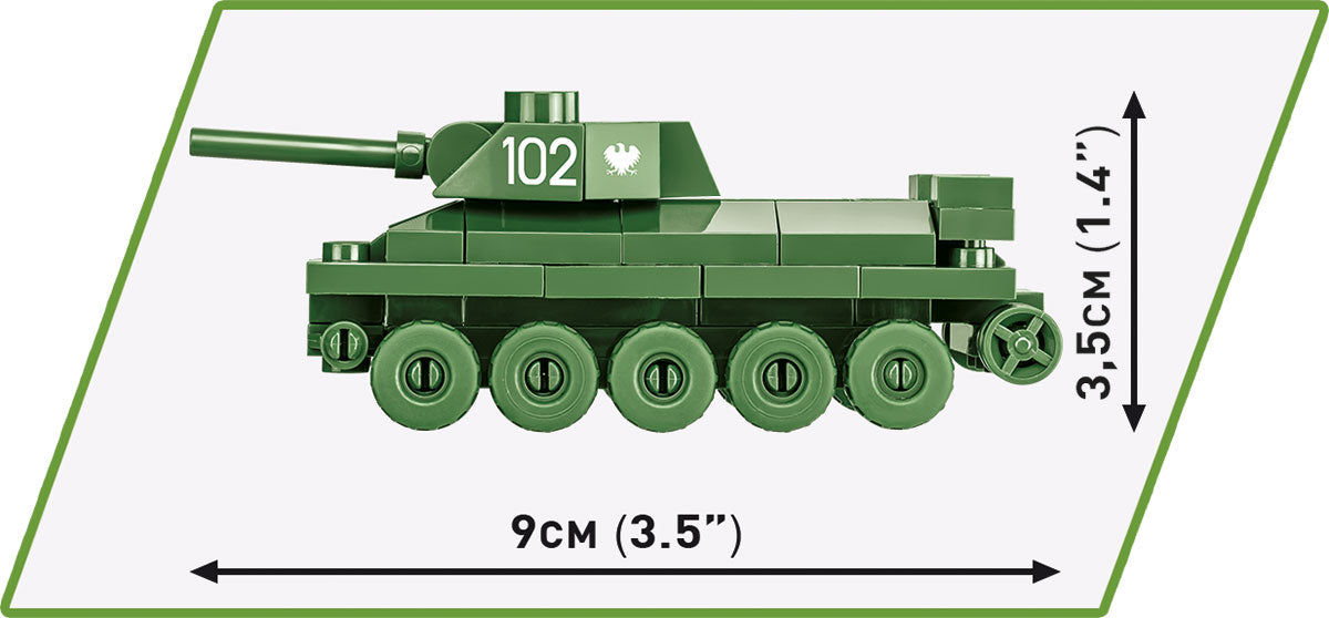 COBI Historical Collection WWII T-34/76 1:72 Scale Tank