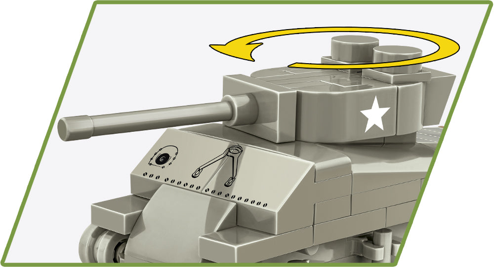 COBI Historical Collection WWII Sherman 1:72 Scale Tank