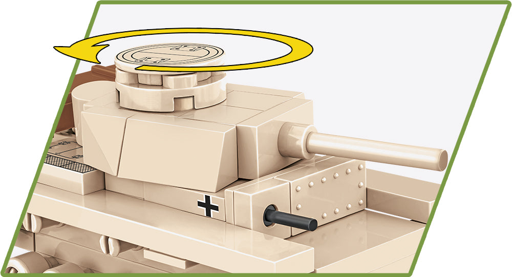 COBI Historical Collection WWII Pazner III Ausf. L 1:72 Scale Tank