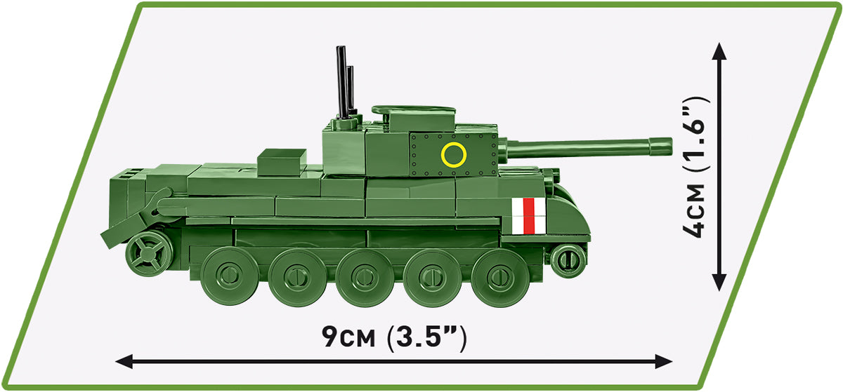 COBI Historical Collection WWII Cromwell Mk.IV 1:72 Scale Tank