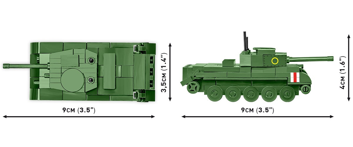 COBI Historical Collection WWII Cromwell Mk.IV 1:72 Scale Tank