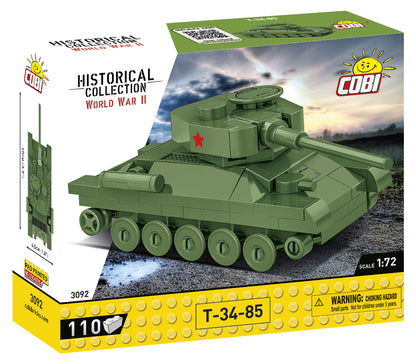 COBI Historical Collection WWII T-34-85 1:72 Scale Tank