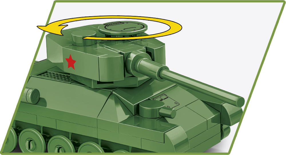 COBI Historical Collection WWII T-34-85 1:72 Scale Tank