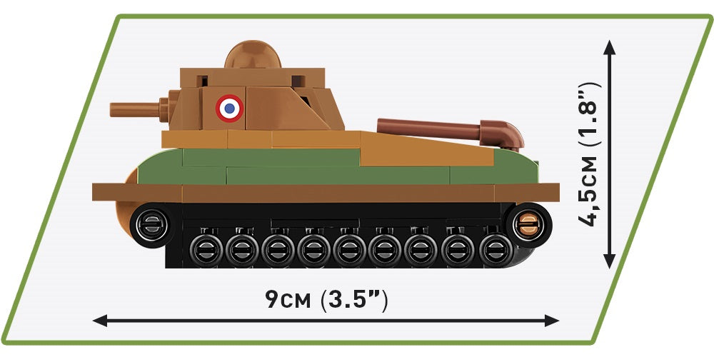 COBI Historical Collection WWII SOMUA S-35 1:72 Scale Tank
