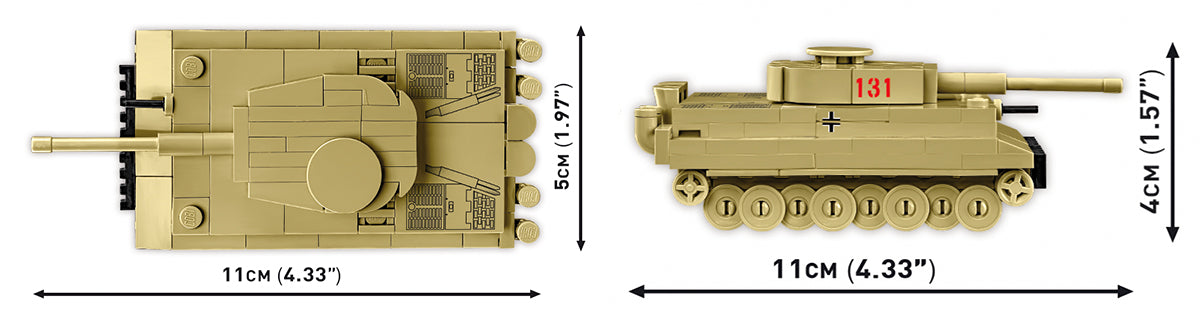 COBI Historical Collection WWII Tiger I 131 Tank