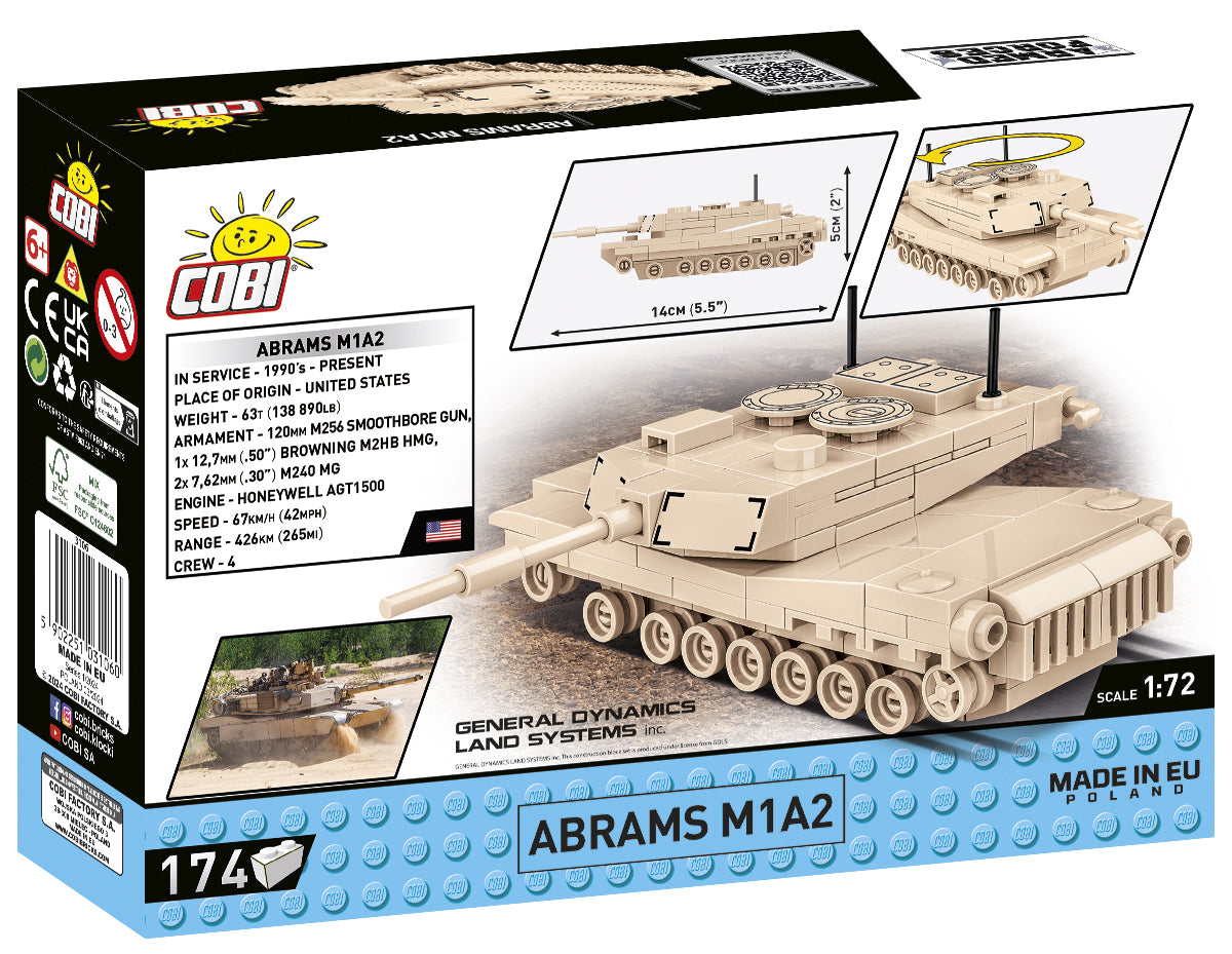 COBI Armed Forces Abrams M1A2 Tank