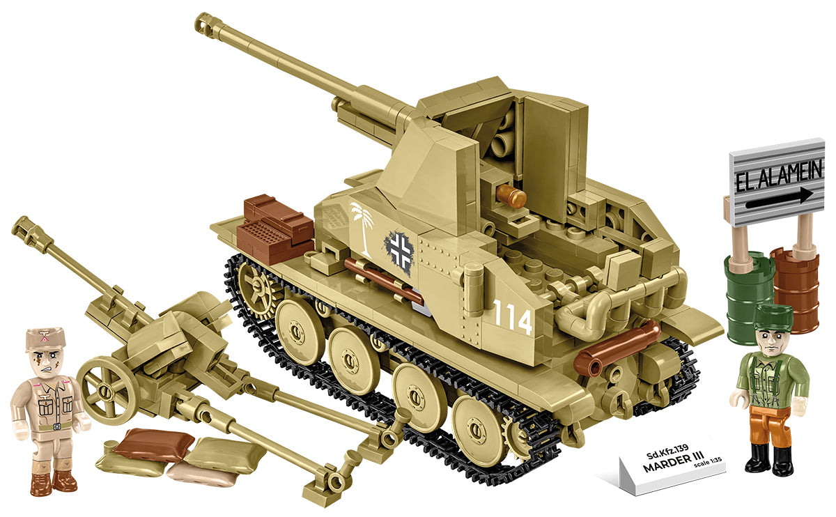 COBI Historical Collection WWII Sd.Kfz. 139 Marder III Tank Destroyer
