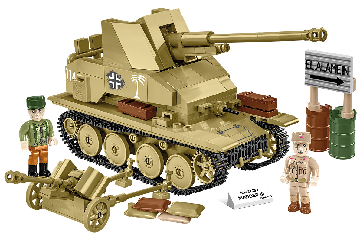 COBI Historical Collection WWII Sd.Kfz. 139 Marder III Tank Destroyer