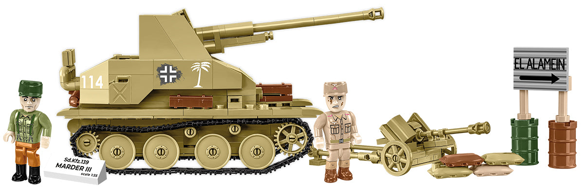 COBI Historical Collection WWII Sd.Kfz. 139 Marder III Tank Destroyer