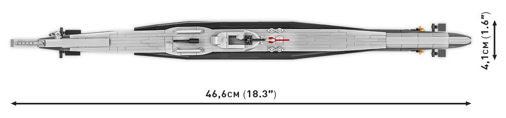 COBI Historical Collection WWII Warships U-BOOT U-96 (TYPE VIIC) Submarine