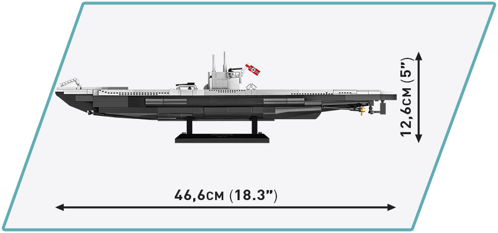 COBI Historical Collection WWII Warships U-BOOT U-96 (TYPE VIIC) Submarine