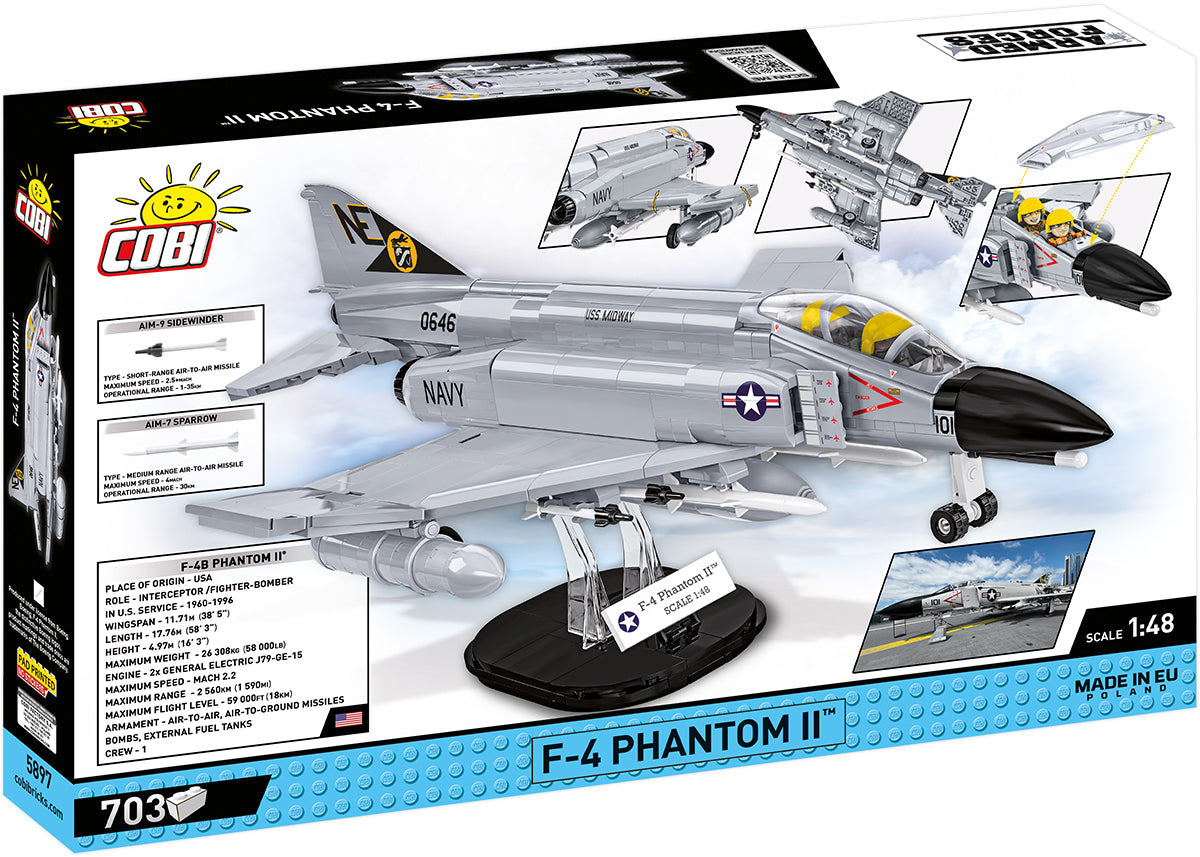 COBI Armed Forces F-4 Phantom II Aircraft Carrier