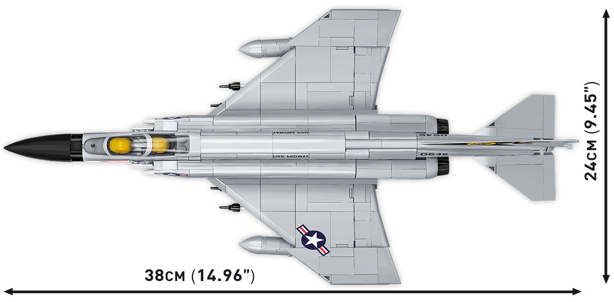 COBI Armed Forces F-4 Phantom II Aircraft Carrier