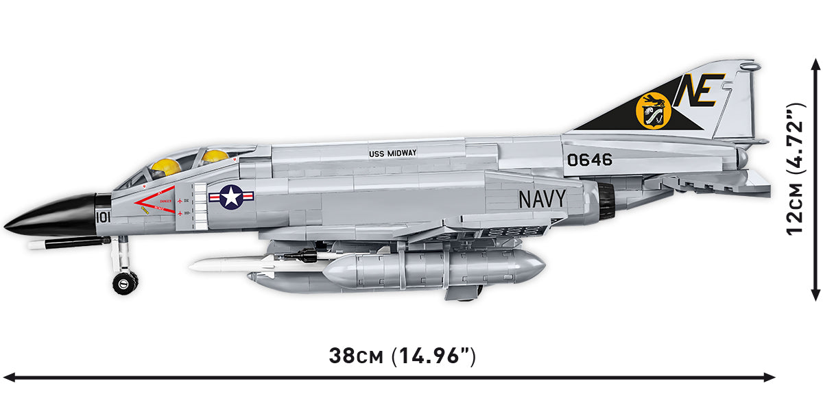 COBI Armed Forces F-4 Phantom II Aircraft Carrier