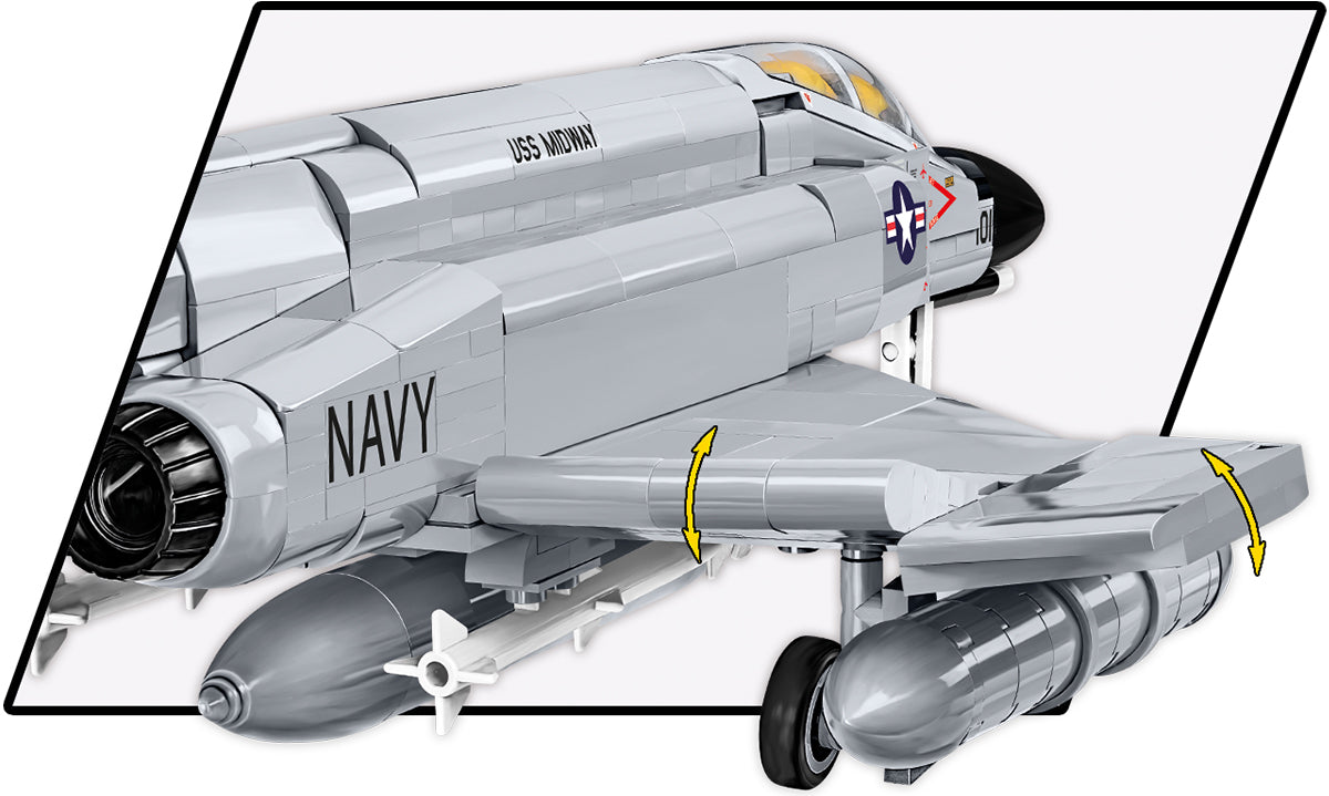 COBI Armed Forces F-4 Phantom II Aircraft Carrier