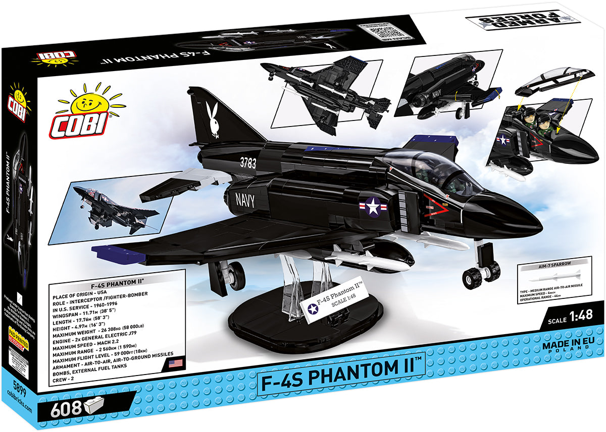 COBI Armed Forces F-4S Phantom II Aircraft Carrier
