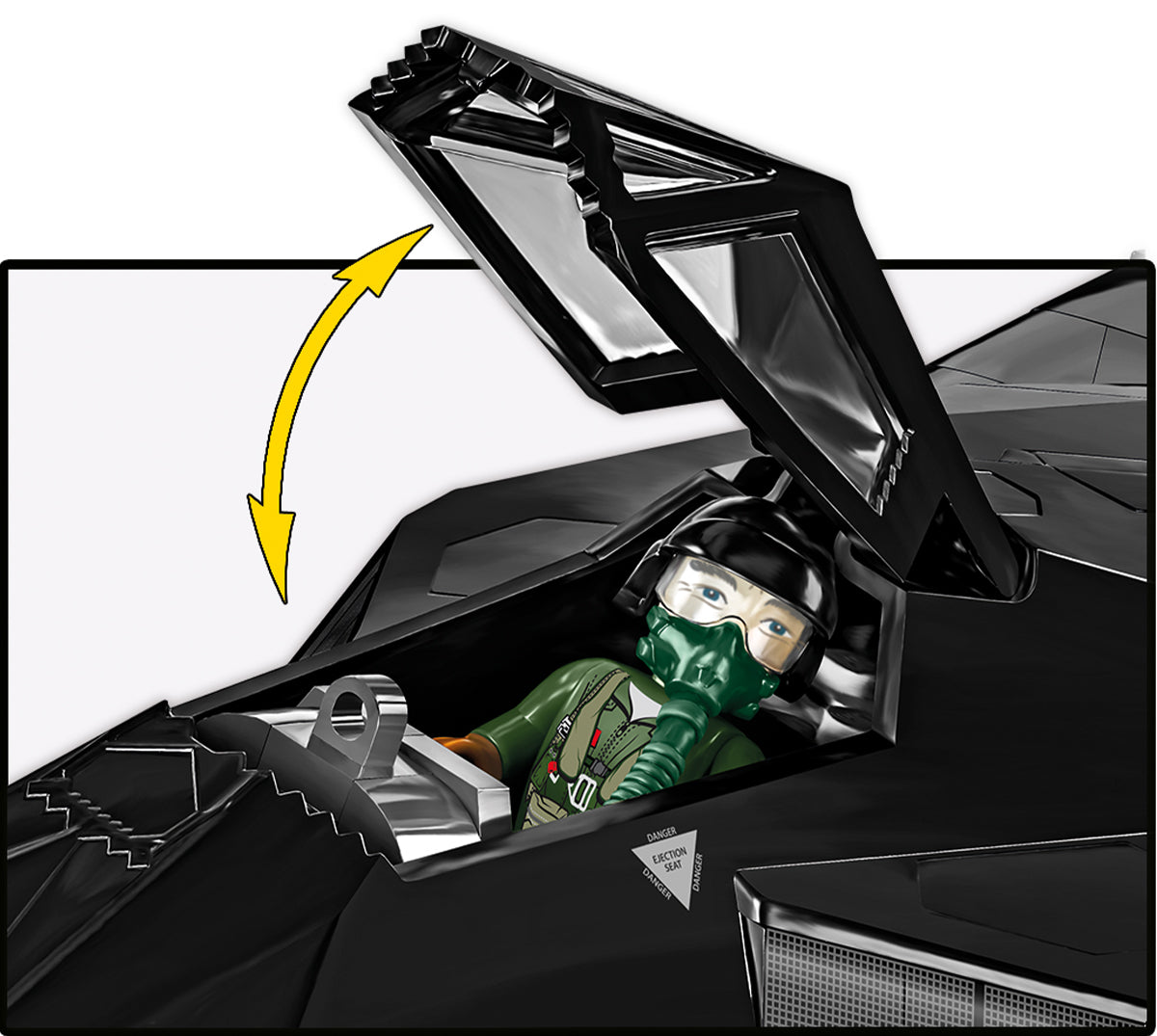 COBI Armed Forces F-117® Nighthawk® Aircraft Building Set
