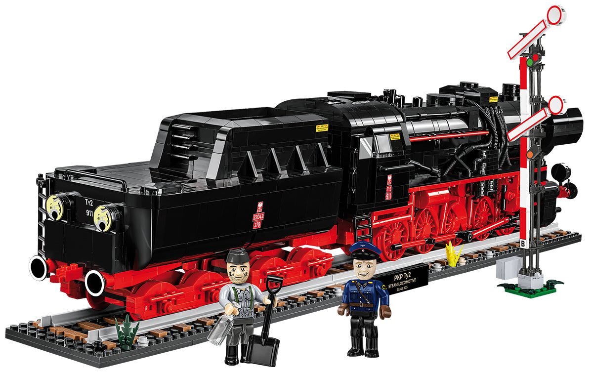 COBI Historical Collection Trains DR BR 52 Steam Locomotive & Railway Sepamhore