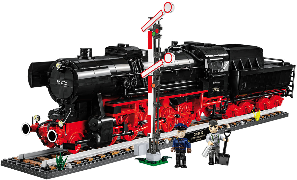 COBI Historical Collection Trains DR BR 52 Steam Locomotive & Railway Sepamhore