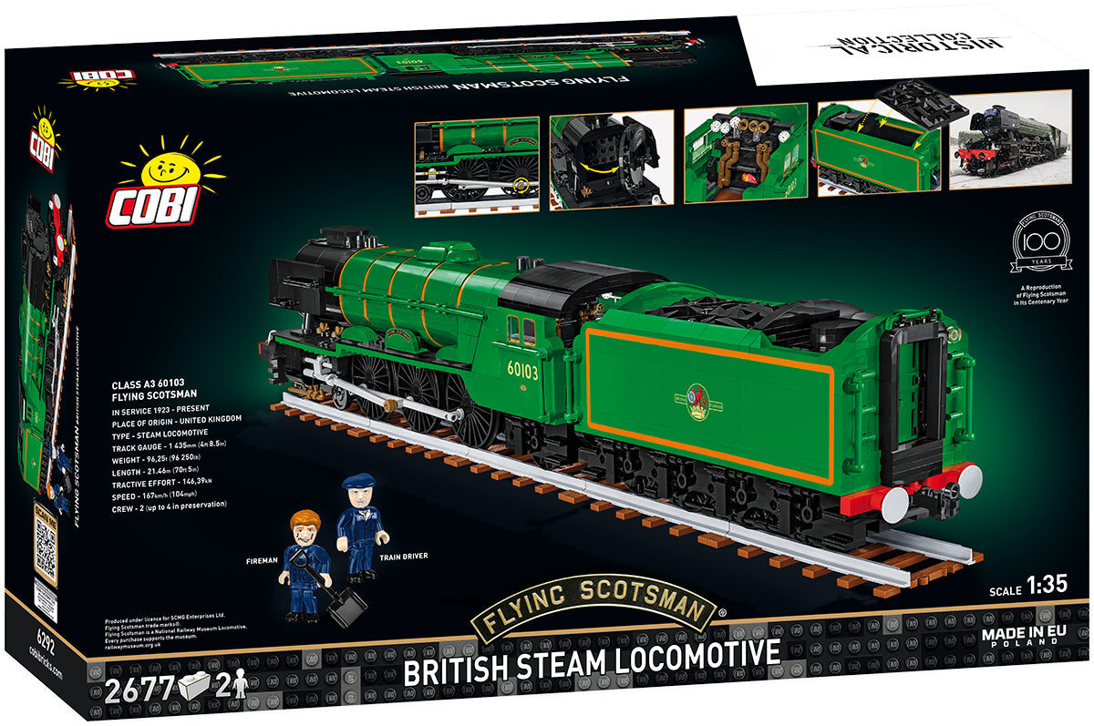 COBI Historical Collection Flying Scotsman British Steam Locomotive 1:35 Scale Building Set