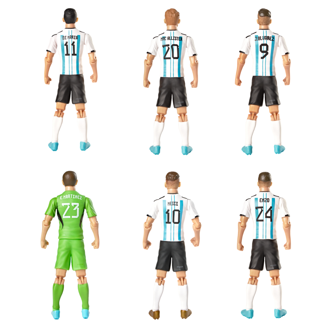 Banbo Toys SOCKERS Argentina AFA Team Collection - 6 Players