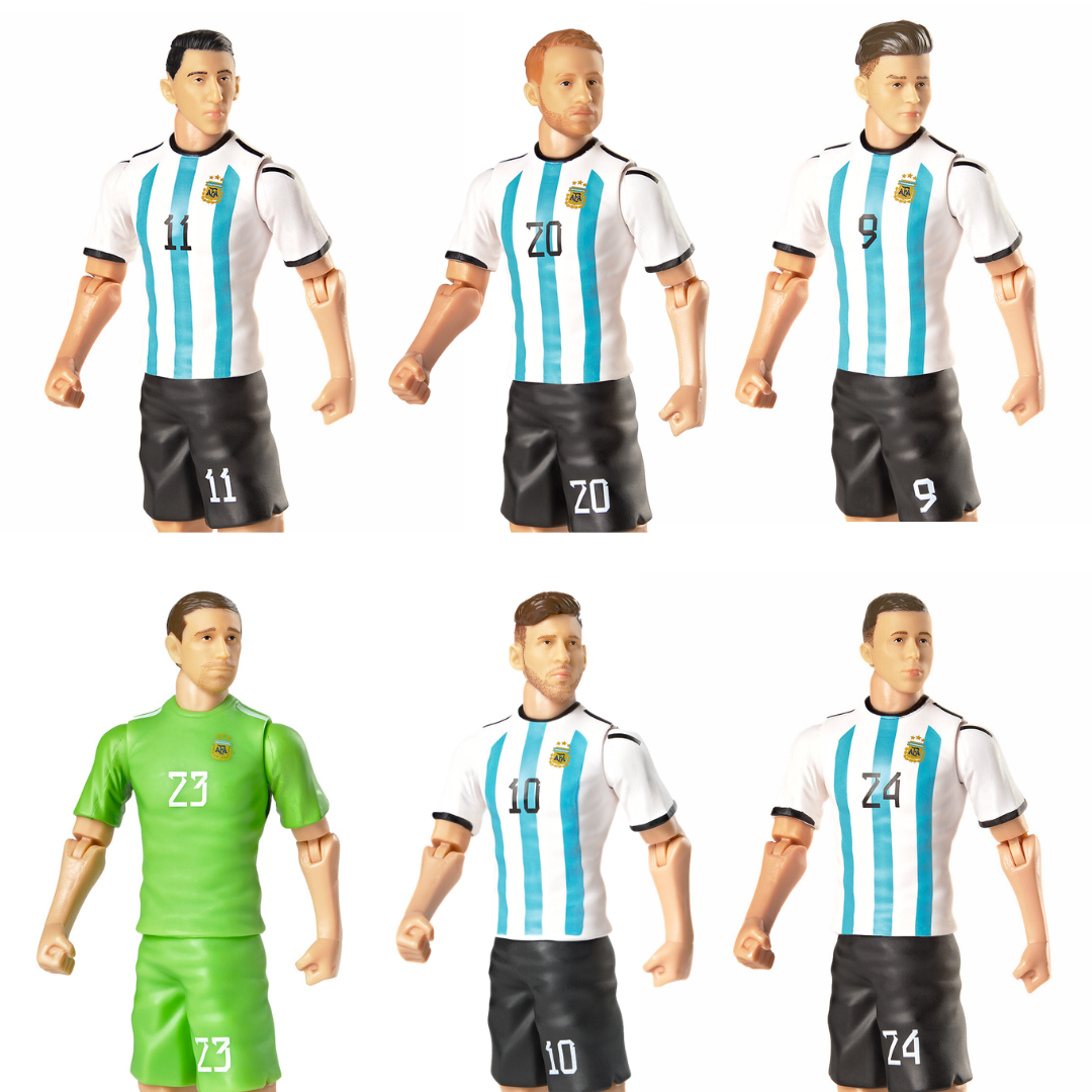 Banbo Toys SOCKERS Argentina AFA Team Collection - 6 Players
